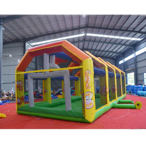 Cancha de Fútbol Inflable Comercial Gigante Totalmente Cerrada, Cancha de Baloncesto Inflable de PVC de 0.55mm con 3 Años de Garantía - Product Image 1