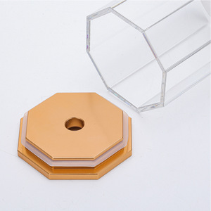 Cenicero IQO de Plástico Transparente con Logotipo Personalizado, <span class=keywords><strong>Material</strong></span> Mental+ABS, Tapa Hexagonal, para Uso en Casa y Auto ILUM/I ONE/Prime - Product Image 4