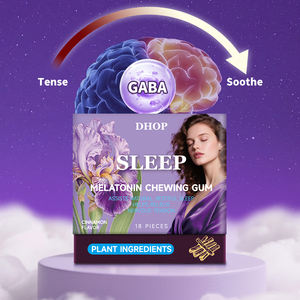 DHOP Melatonin gusi tidur manis suplemen stroberi permen karet untuk relaksasi tidur mendorong tidur & menenangkan suasana hati - Product Image 5