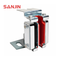 Patins de guidage pour cabine d'ascenseur, patins de rail coulissant pour cabine de passagers, pièces de rechange robustes pour ascenseur, remplacement 90*10/16 KONE Lift Hotel