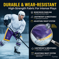 Pantalones de Hockey sobre Hielo Personalizados con Logotipo del Equipo, Pantalones Deportivos Resistentes para Uniformes de Juego