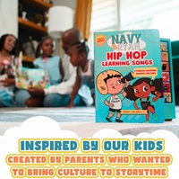 Livre sonore de rhymes pour enfants Hip Hop, livre musical interactif d'apprentissage de l'anglais pour enfants, développement précoce du langage