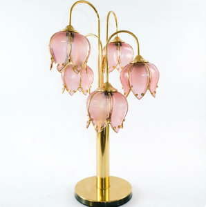 <span class=keywords><strong>Lampada</strong></span> <span class=keywords><strong>da</strong></span> <span class=keywords><strong>Terra</strong></span> LED in Ferro e Vetro a Forma di Tulipano Rosa, 5 Luci, Design Moderno, <span class=keywords><strong>Base</strong></span> E26, <span class=keywords><strong>per</strong></span> Camera <span class=keywords><strong>da</strong></span> Letto e Soggiorno - Product Image 6