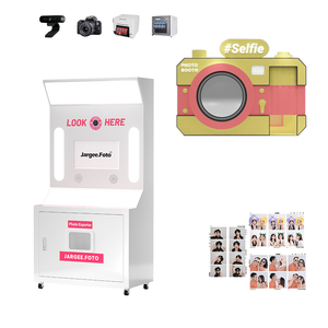 บูธถ่ายภาพแบบบริการตนเองอัตโนมัติของ phoprint ตู้โชว์โชว์โชว์ภาพถ่ายเกาหลีสั่งทำได้ - Product Image 1