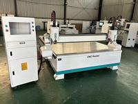 Le moins cher refroidissement par eau 3.2KW 1325 CNC routeur Machine à bois 1300*2500*200MM avec NcStudio Control 1 broche et 3 axes