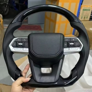 Volante Deportivo de Fibra de Carbono y Cuero para Hilux Land Cruiser GR Previa (<span class=keywords><strong>F122</strong></span>) con Agarre de 40 mm - Product Image 3