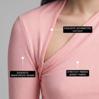 Ensemble deux pièces Y2K Balletcore pour femme : haut côtelé rose extensible à découpes et leggings, idéal pour le streetwear (OEM personnalisé)