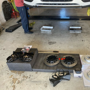 Kits de freinage KLAKLE pour roues de 16 pouces, étrier de frein avant F40 300*28MM, disque de frein pour Smart 453 Fortwo 451 - Product Image 3