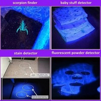 Linterna Táctica LED de Aleación de Aluminio, Carga USB, Zoom Ajustable, Más de 1000 Lúmenes, IP55 Impermeable, para Exteriores, Camping, Emergencias, 395nm UV 5000K