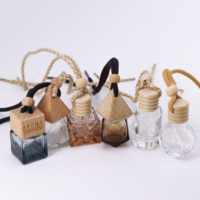 Fournisseur en gros de flacons diffuseurs de parfum pour voiture en verre vides, forme personnalisée, logo, 6 ml, 8 ml, 10 ml, diffuseur d'air suspendu