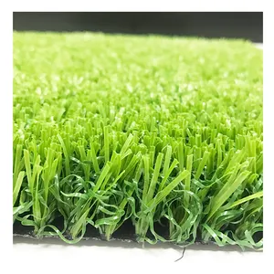 Jiangsen Rumput Sintetis PE Hijau 50Mm, Rumput Sintetis Digunakan untuk Permukaan Bermain