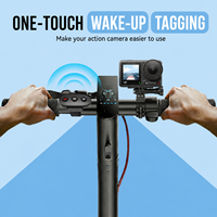 Control Remoto para DJI Osmo Action 6 5 Pro 4 3 360, Disparador de Cámara Inalámbrico Bluetooth con Correa de Muñeca, Inicio/Parada de Grabación, Selfie