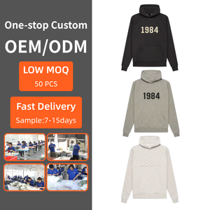 Sudadera con Capucha Personalizada de Alta Calidad, Modelo 1984, para Uso Diario, Estilo Urbano, para <span class=keywords><strong>Hombre</strong></span> - Product Image 1