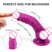 Recién llegado, juguetes para adultos, pene Artificial para mujeres, juguete sexual, pene grande, consolador para masturbación, productos para adultos