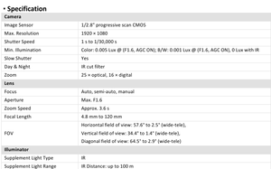 Hikvision Cámara Domo de Red AcuSense con Visión Nocturna Expansiva DS-2DE4825IWG1-E de 8 MP y Zoom Óptico 25X, con Tecnología DarkFighter IR, Audio y Alarma de Advertencia - Product Image 6