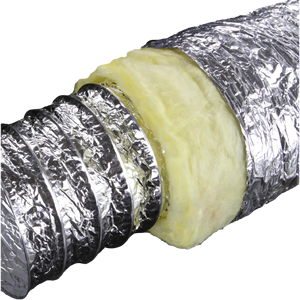 Isolation de conduit en fibre de verre avec feuille d'aluminium de 300mm de diamètre - Product Image 4