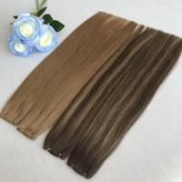 Extensions de cheveux naturels Remy à double trame européenne, extensions adhésives Genius Weft, prix d'usine