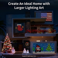 Rideau lumineux intelligent RGB USB, lumières décoratives pour mariage, Noël, extérieur, intérieur, mur