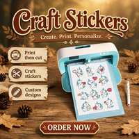 Likcut S41 Xtra Traceur de découpe vinyle portable, machine de découpe intelligente pour autocollants DIY, Bluetooth, largeur 210 mm, multi-OS