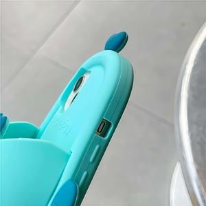 Divertente Custodia per Telefono 3D a Forma di Pesce Cartoon per 12 13 14 15 Pro Max, Morbida Antiurto in Vero Silicone - Product Image 4