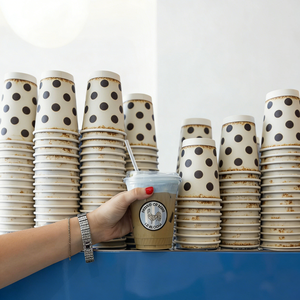 <strong>Paper</strong> Printed Lid Tea Away Takeaway Hot Logo 16oz Custom Coffee for Personalized Disposable Biodegradable Double <strong>Paper</strong> <strong>Cups</strong> - Product Image 1