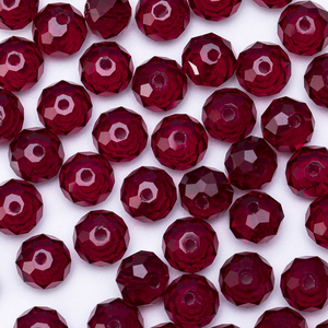 Cuentas de Cristal Rondelle de 4mm 6mm 8mm Colores Originales Cuentas Redondas Facetadas para Fabricación de Joyería y Manualidades DIY - Product Image 2