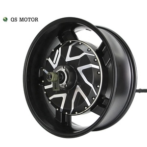 <span class=keywords><strong>Moteur</strong></span> QS 17x6.0 pouces 12000W 273 V4 MAX 157KPH 96V <span class=keywords><strong>Moteur</strong></span> de <span class=keywords><strong>roue</strong></span> BLDC à double arbre <span class=keywords><strong>Moteur</strong></span> de moyeu pour moto électrique à aimant permanent sans balais - Product Image 3