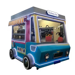 Camion de cuisine électrique mobile, remorque pour pizza, hamburgers, café, glaces, barbecue, camion de nourriture mobile à 4 roues - Product Image 1