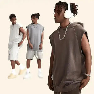 Sudadera con Capucha Oversize BES1504 Personalizada, 380GSM, de Alta Calidad, Estilo Vintage Kanye West, Lavado Ácido, Bordada, para Otoño, 100% Algodón - Product Image 6