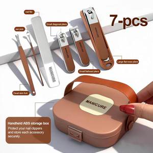 Ensemble de manucure et pédicure en acier inoxydable 18 pièces, coupe-ongles, pince à cuticules, ciseaux, kit d'outils de soin des ongles personnels pour la maison et le salon - Product Image 4