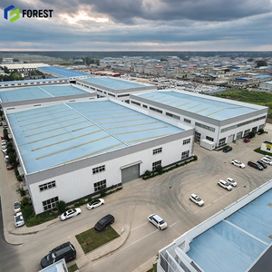 Edificio Modular Comercial Personalizado para Almacenamiento de Materia Prima, Instalación de Distribución, Viga H Galvanizada Ignífuga de Gran Vano - Product Image 1