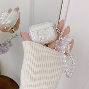 Perla fiore di lusso per Air pods Pro 3 custodie <span class=keywords><strong>3D</strong></span> per Airpods custodie carine - Product Image 4
