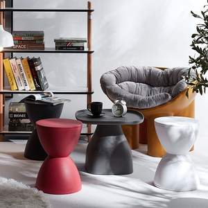 Nordic Style Shoe Changing <b>Stool</b> Thickened Plastic Round Design Home Use Durable <b>Childrens</b> <b>Stool</b> - Product Image 3