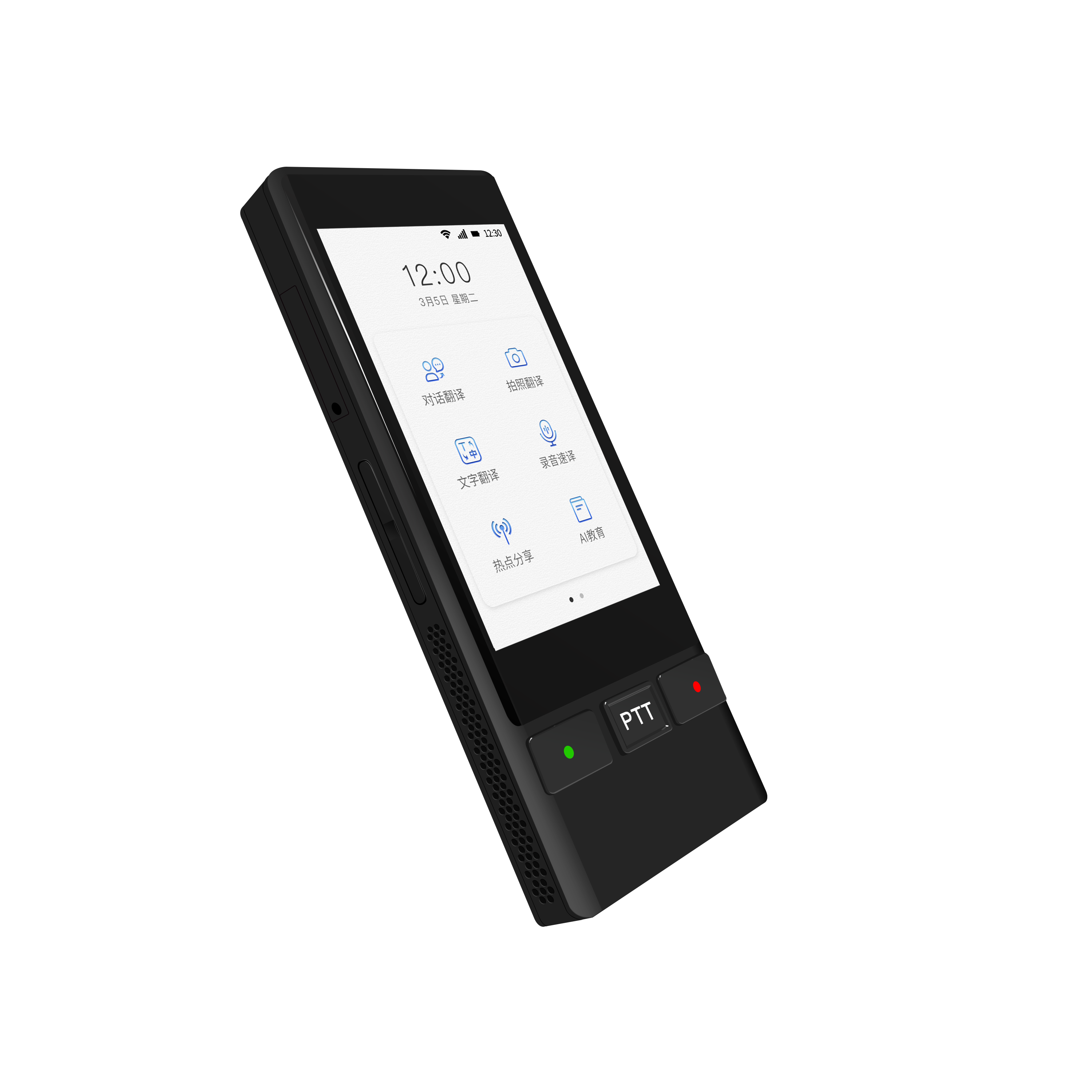 Factory direct Portuguese English Chinese 112 languages sim wifi hotspot connect smart voice translator