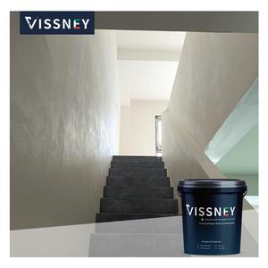 Vissney Factory Wholesale Acrylic Liquid Coating Micro Cement Eco-friendly Matte Effect Interior Wall and Floor Decoration - Product Image 2