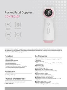 Monitor <span class=keywords><strong>Fetal</strong></span> <span class=keywords><strong>Doppler</strong></span> JYTOP, <span class=keywords><strong>Doppler</strong></span> <span class=keywords><strong>Fetal</strong></span> Portátil Económico para Uso Doméstico y Cuidado Médico para Mujeres Embarazadas - Product Image 2