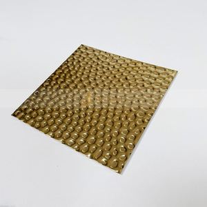 LL249 304 PVD Black Color Stainless Steel Plate Bending Embossed Stamped Hammered Patterned Honeycomb <b>Panels</b> Decorative Wall - Product Image 4