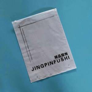 Emballages en plastique PVC biodégradable givré sur mesure, sachets refermables pour chaussettes, t-shirts, maillots de bain, avec logo - Product Image 6