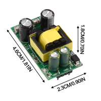 Mini module d'alimentation à découpage AC-DC isolé de haute qualité, convertisseur AC110-450V vers DC12V, module de carte de conversion 1.2A