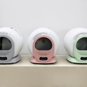 Bac à litière intelligent automatique pour <span class=keywords><strong>chat</strong></span>, nettoyage rapide, télécommande, contrôle facile des odeurs, capacité 10 kg 65 L, conception ouverte, grande toilette - Product Image 5