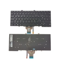 Clavier d'ordinateur portable HK-HHT avec version UK pour DELL Latitude 5400 5401 7400 Clavier rétroéclairé Pièces détachées pour ordinateur portable
