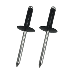 Remaches de <span class=keywords><strong>Trebol</strong></span> Bulbex negros de aluminio completo, remaches ciegos POP de tipo dividido triple con cabeza de Brida Grande 5/32 3/16 - Product Image 3