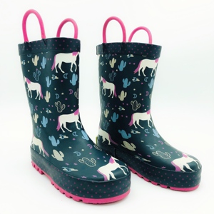 Bottes de pluie pour enfants, légères, imperméables, en caoutchouc, mignonnes, pour tout-petits, vente en gros à prix réduit, pour une utilisation toute saison - Product Image 1