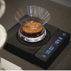 Báscula Digital Inteligente Veidt con Carga USB, Diseño Moderno y Simple, para Café y Frutas, Portátil, Color Negro, Forma Elíptica - Product Image 5