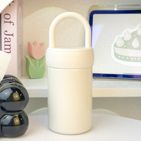 Vaso Térmico al Vacío con Diseño de Dibujos Animados para Mujer, Botella de Agua de Acero Inoxidable 316, Taza para Preparar Té, Portátil, Nuevo Estilo