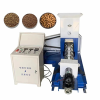Machine à granulés d'aliments pour petits animaux, 220V, capacité de 350 kg/h, en acier inoxydable