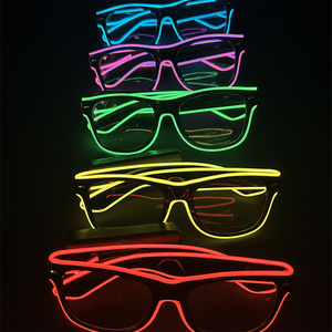 Kính mắt LED nhấp nháy có logo tùy chỉnh, kính râm phát sáng không dây, đạt chứng nhận CE - Product Image 2