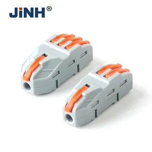 Electrical Wire to Wire Connector 3 ways Pluggable Mini Connectors CablePush Connector Terminal