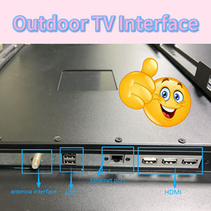 Outdoor Kommerzieller Fernseher IP55 Wasserdicht Hohe Helligkeit 4K Smart TV für Terrasse Restaurant - Product Image 4