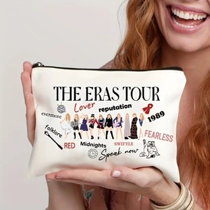 Bolsa de Maquillaje Personalizada <span class=keywords><strong>Taylor</strong></span> <span class=keywords><strong>Swift</strong></span> con Estampado Personalizado, Resistente al Agua, Ecológica, Pequeña, Linda y Moderna, con Cierre, Organizador, Estuche para Lápices - Product Image 5